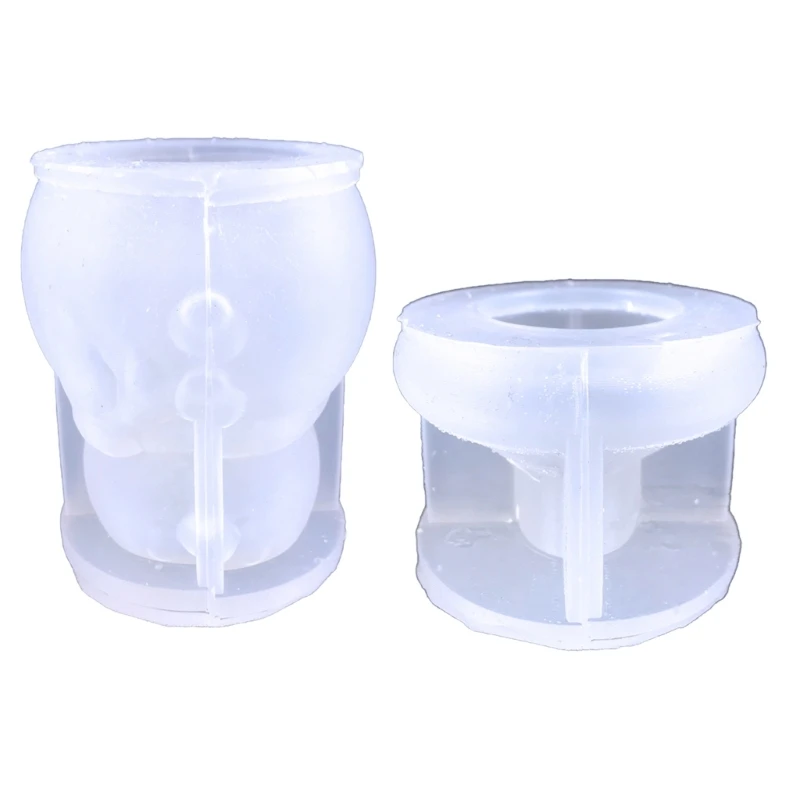 

Storage Box Resin Moulds with Lids Snowman Resin Jar Mould Jewelry Box Mould