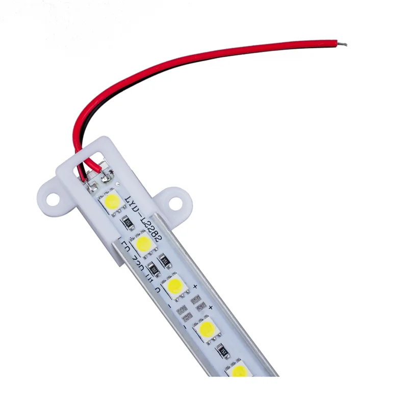 

6Psc 50CM 5050 SMD 36 Светодиодная дневная белая алюминиевая жесткая полоса света-AT30