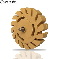 4Inch Decal Eraser Wheel Pneumatic Car Sticker Film Glue Remover Pin Stripe Removal Tool Auto Adhesive Graphics Cleaning Tools