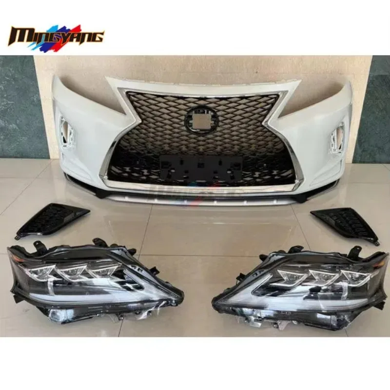 المصد الأمامي عالي الجودة بتصميم جديد لـ Rx350 Rx450 Rx270 2009-2015 ترقية 2020 الجسم الرياضي