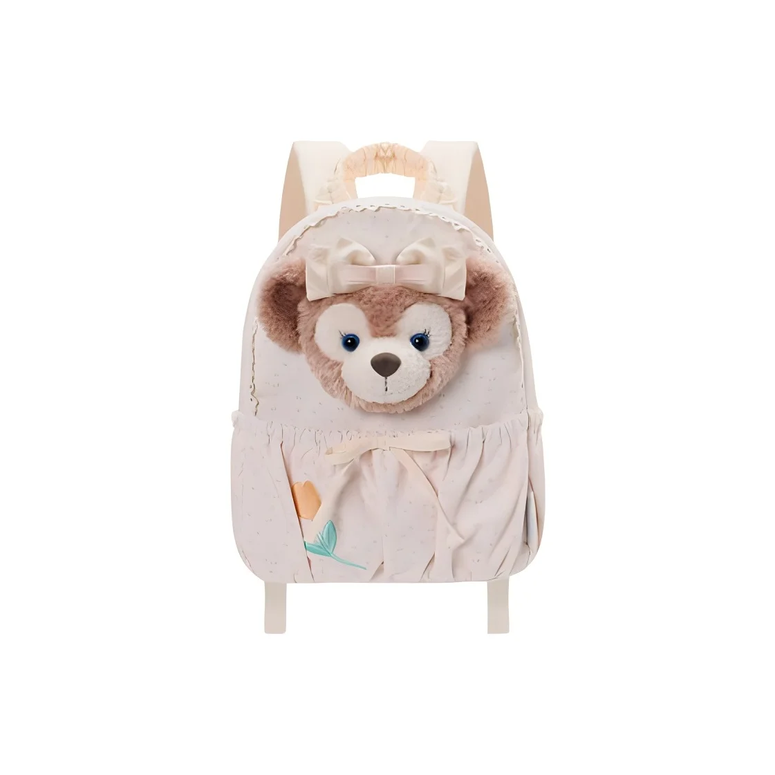 Disney 2025 Spring Duffy And Friends Cotton With Nylon Backpack Women's Pink 400060452274