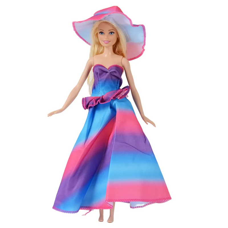 Designed Styles Toy Clothes Accessories 30cm Doll Dresses Evening Grown Princess Skirt Girls Dresses For Your BB FR 1/6 Dolls