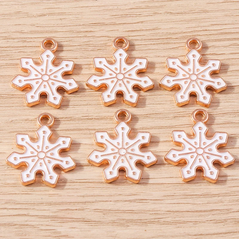 10 teile/los mischen niedlichen Emaille Weihnachts baum Santa Claus Glocken bezaubert Anhänger für Schmuck machen Ohrringe Halsketten DIY Handwerk Geschenk – Detail 25