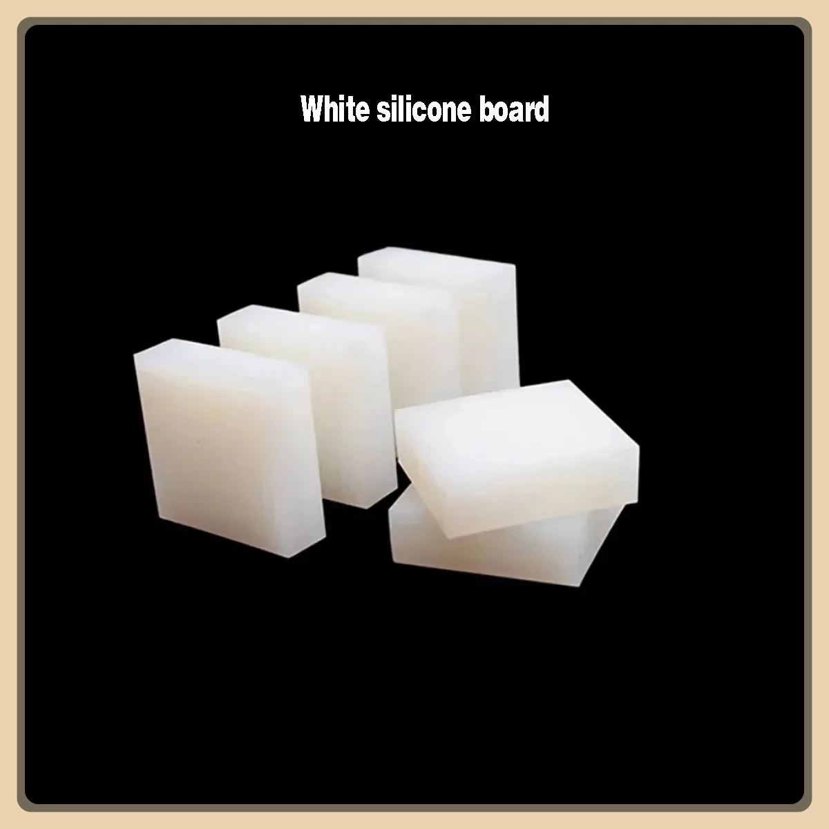 Обработка белой силиконовой пластины, амортизирующая прокладка/уплотнительное кольцо/пищевая высокоэластичность I, мягкая резиновая прокладка THK 0,5-50 мм