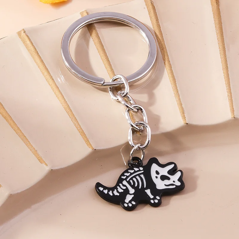 Aihua Mode Halloween Schlüsselanhänger Emaille Gruseliger Geisterhut Kürbis Schlüsselanhänger für Frauen Halloween Nacht Schmuck – Detail 14