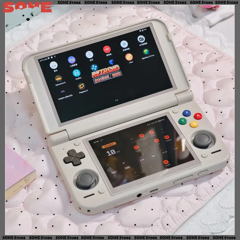 Retroid Pocket Duo Lite Dual Screen Handheld Game Console 5.5