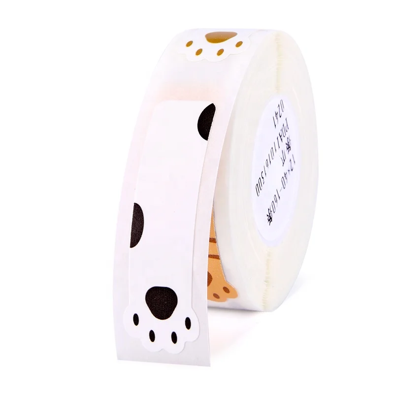 NiiMbot D11 15mm Thermal Label Paper Roll 14mm Name Sticker 12mm Adhesive Custom Label Sticker