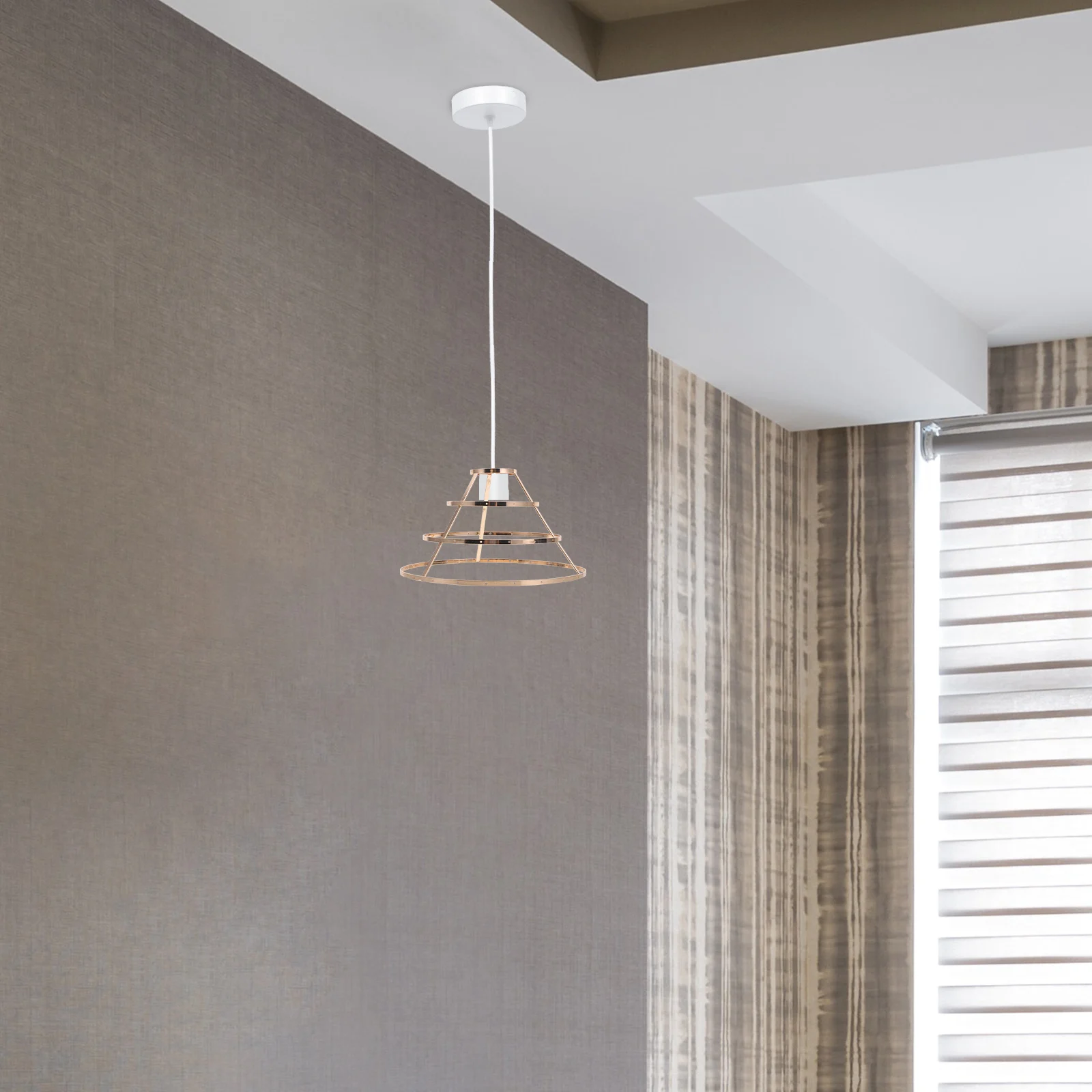 

DIY Lampshade Bracket Frame Iron Lampshade Rack Easy Install Durable Metal Lamp Shade Frame Home Hotel Use Lamp Shade Brackets