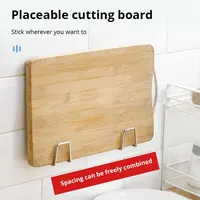 Kitchen 304Stainless Steel Sink Shelf Sponges Storage Holde Adhesive Drain Drying Rack Wall Hooks Storage Organizer Accessories 4