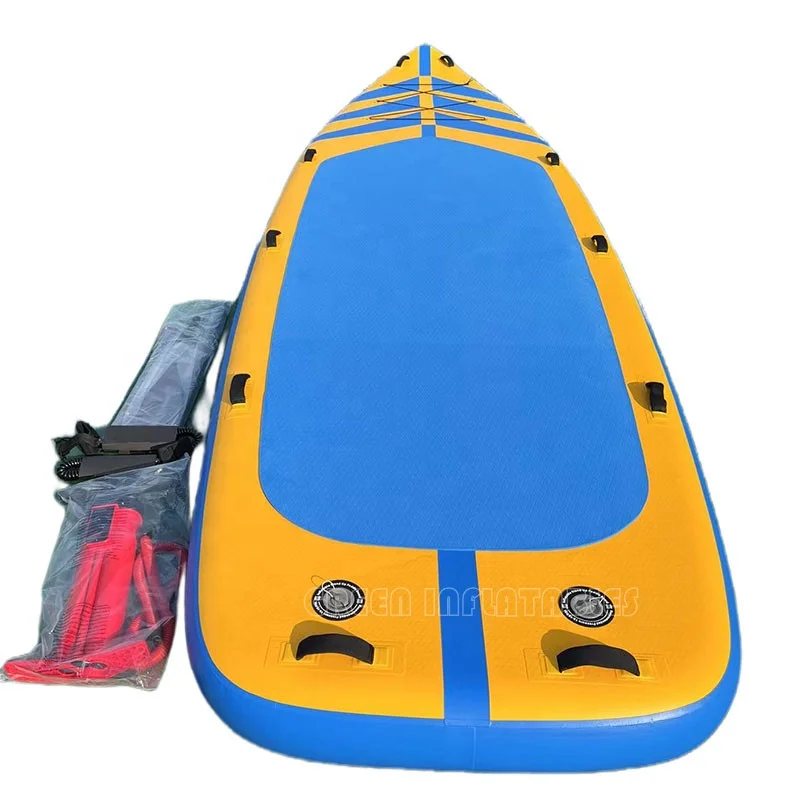 Goede kwaliteit 6-persoonsteam Inflat Paddl Board Opblaasbaar SUP Paddleboard in nieuwe stijl