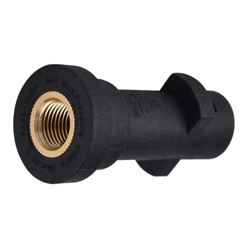 Black ABS Foam Lance Adapter for Pressure Washer Foam Lance Converter Compatible with Car Floor Wall and Equipment Cleaning