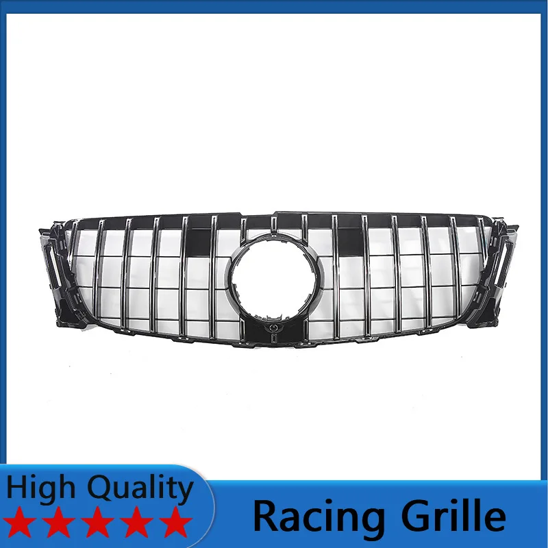 

For Mercedes-Benz GL-Class X166 GL350 GL400 2013-2015 GT Vertical Bar Grille Front Bumper Grill Body Kit Accessories