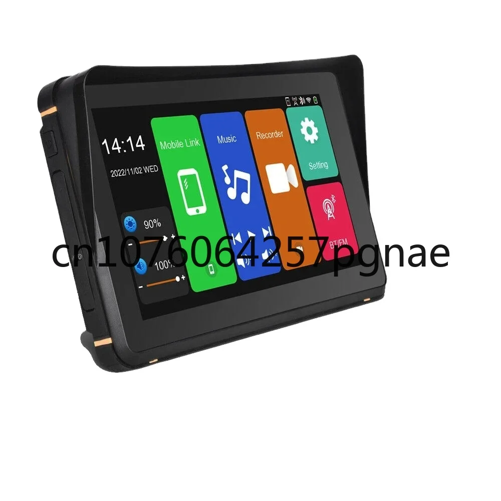 

7 Inch Touch Motorcycle GPS Navigation Portable Motorcycle Special Navigator Support CarPlay / Android Auto IPX76 Waterproof