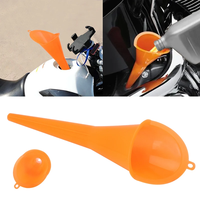 

Motorcycle Universal Refueling Tools Anti-splash Funnel Auto Car Long Stem Funnel Gasoline Oil Fuel Filling Tools Accessories