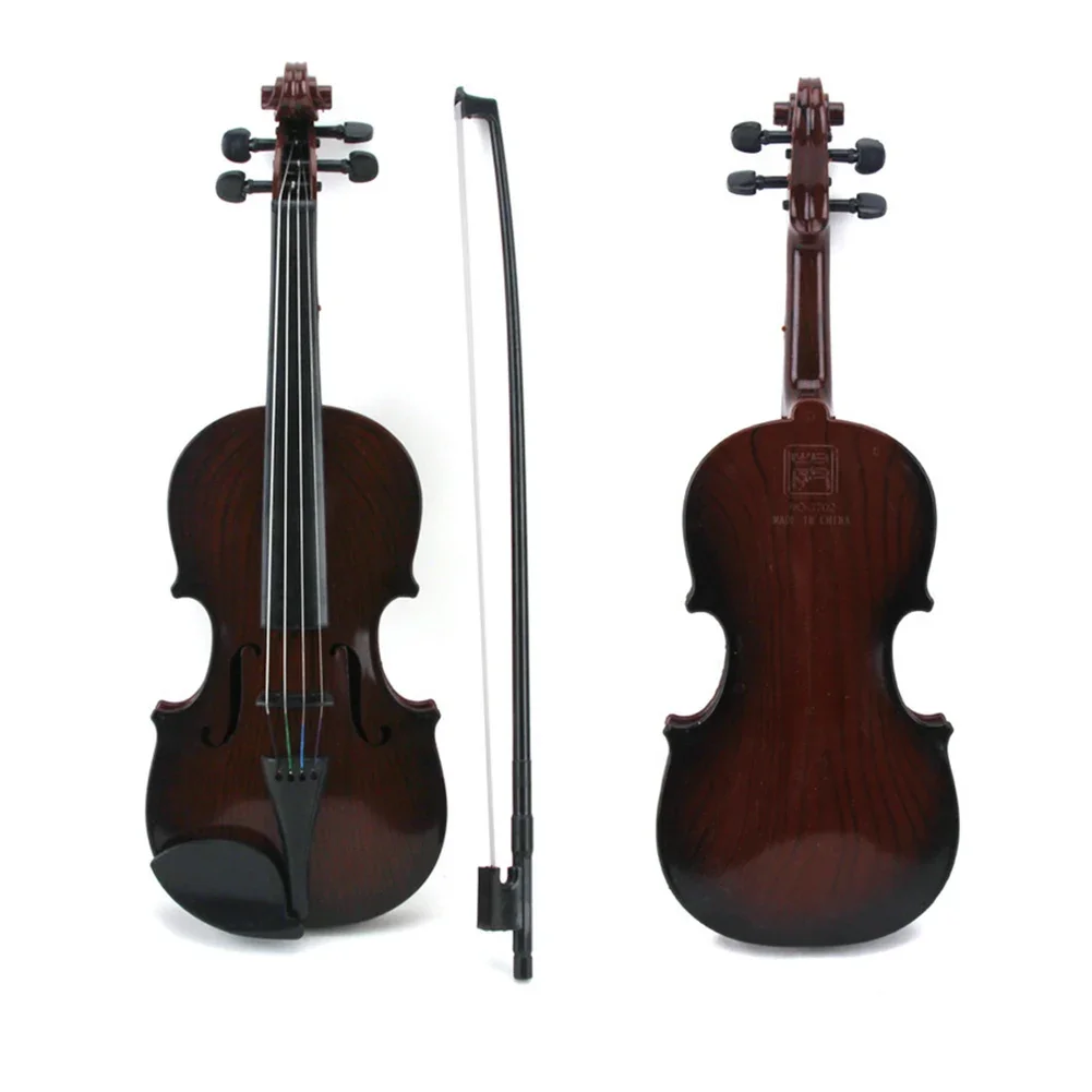 Acoustic Violin Toy Adjustable String Simulation Musical Instrument Practice Toy