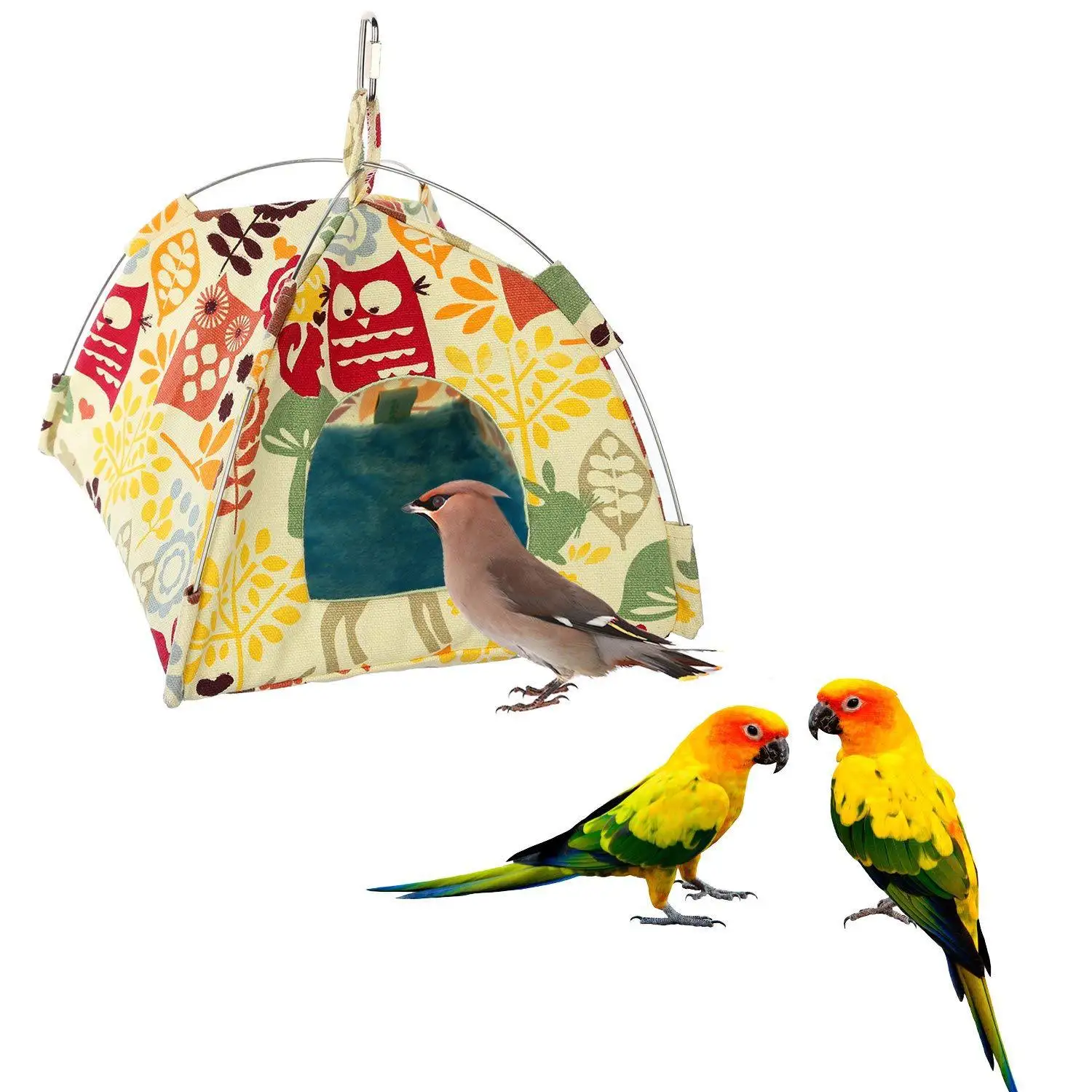 Parrot Tent Bird Tent Pet Universal Hangable Canvas Tent Cross border Bird Tent Cotton Nest Hammock