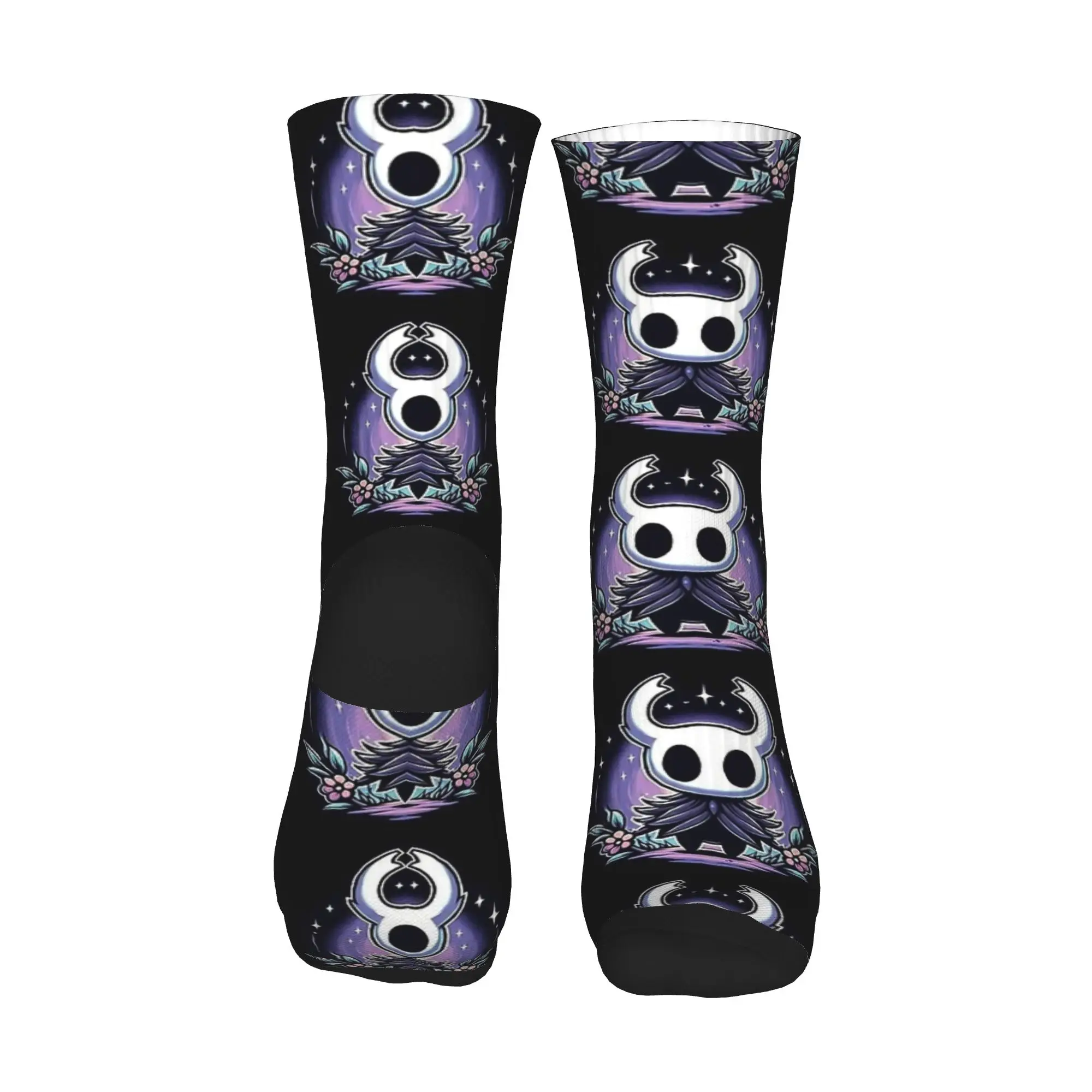 Hollow Knight In the Grass Socks  Fashion Stockings Winter Anti-Slip Women Men Socks Breathable Design Cycling Socks - view 3