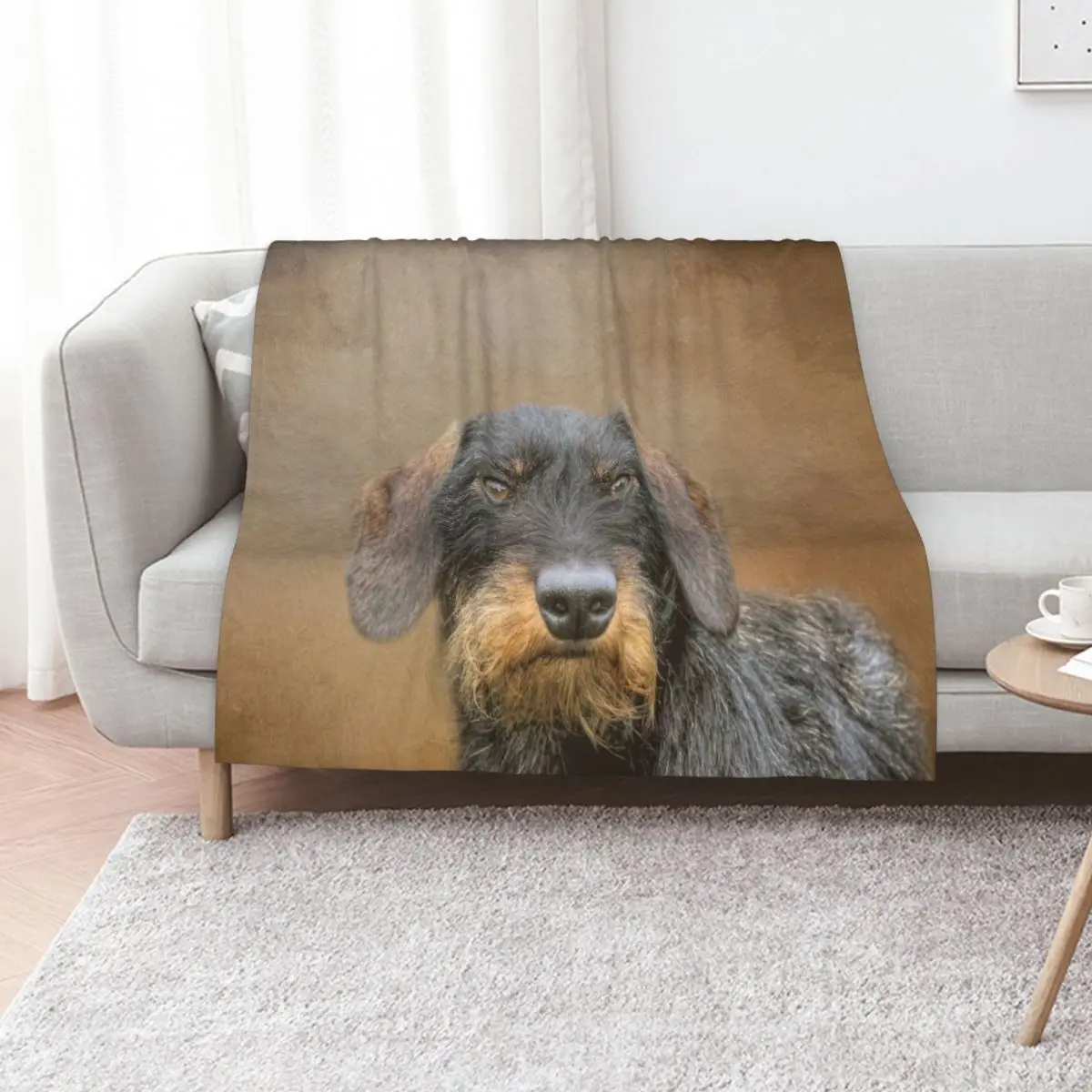 Wire-Haired Dachshund Throw Blanket christmas decoration Nap Soft Plaid Sofa Quilt decorative manga Blankets
