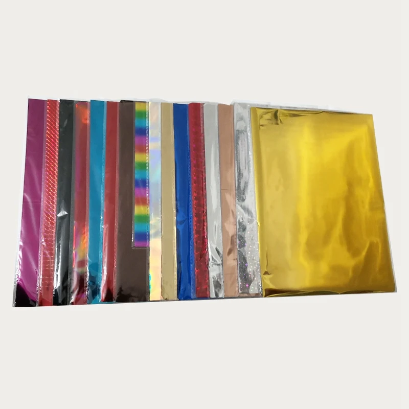 ゴールドシルバーレッドホットスタンピング箔紙ラミネーターラミネート転写エレガンスレーザープリンタークラフト紙 50 個 20x29cm A4