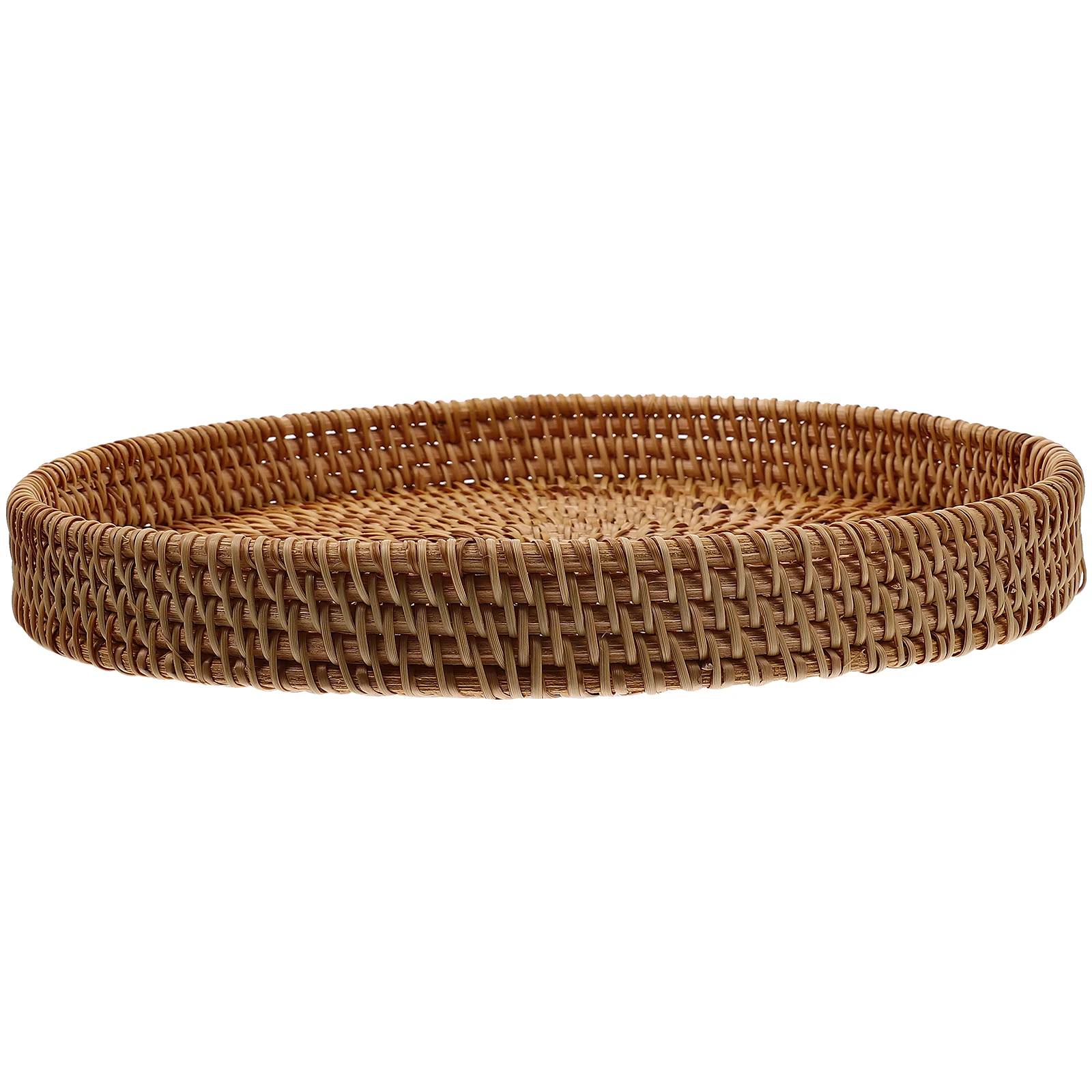 

rattan chargers for dinner plates dessert tray household fruit plate multi-function coffee tray desktop serving tray