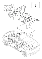 Per Byd Atto3 Yuan Plus 2021-2025 Sc2e-05006 strato isolante accessori Auto originali Para Auto Tools