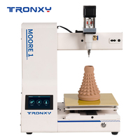 TRONXY Moore 1 Ceramic & Clay 3d printer Extrusion Liquid Deposition Modeling with Feeding System Electric Putter