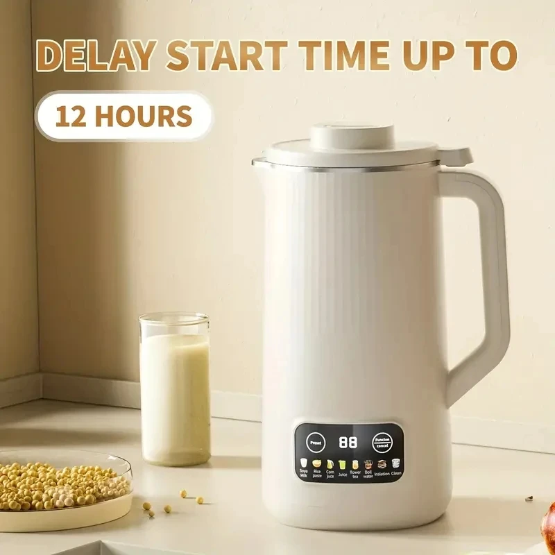 800ML Small Household Soymilk Machine 10-Blade Blade Quick Stirring Reservation Function 1-Button Cleaning Wall-Breaking Machine