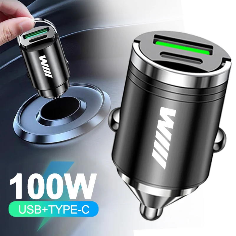 100W Mini-USB-Autoladegerät Schnellladegerät für BMW M E46 E90 E60 F30 F10 E39 E36 F20 G30 G20 E87 E92 E91