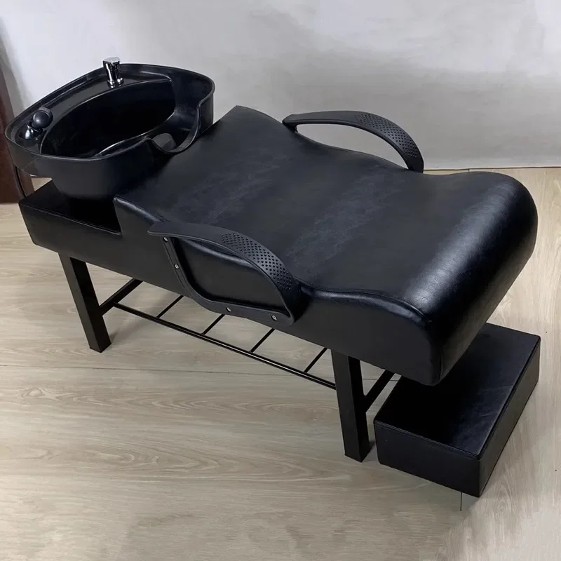 #Premium Aesthetic Creative Elegant Salon Chairs LuxuryShampoo Chairs Poltrone Parrucchiere Professionale Salon Furniture 4