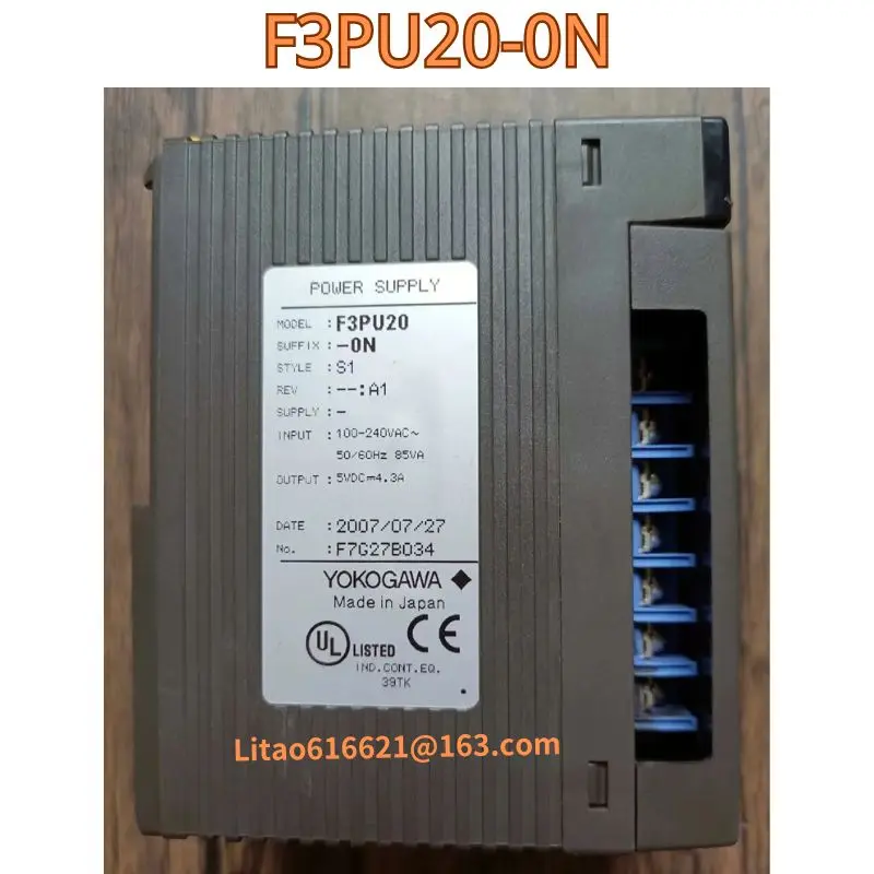 Used original disassembly PLC module F3PU20-0N F3PU20 functional test OK, fast delivery