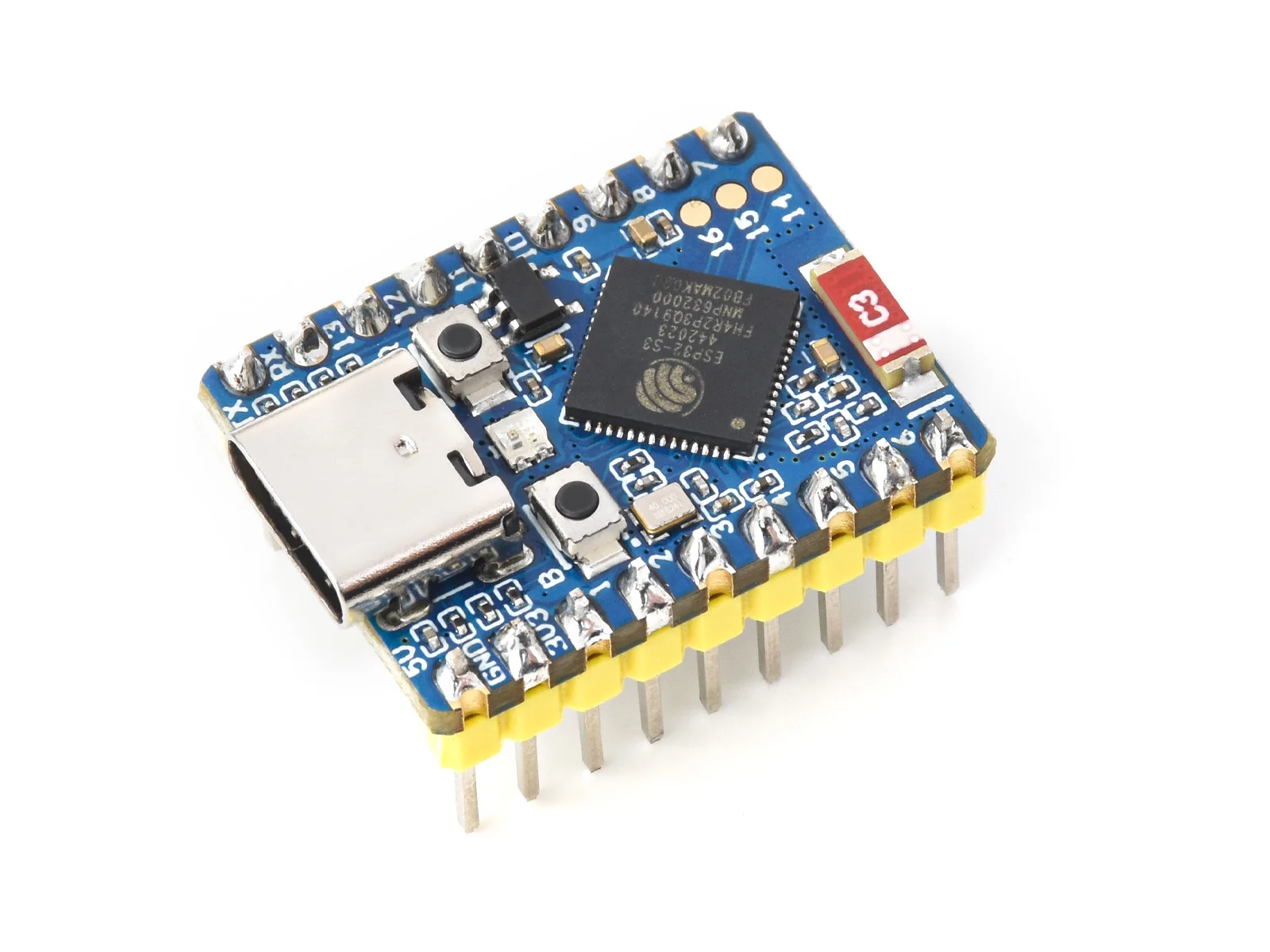 Waveshare 3pcs/Lot ESP32-S3 ESP32 S3 Mini Development, 240MHz Running Frequency, Microcontroller Support C/C++, MicroPython