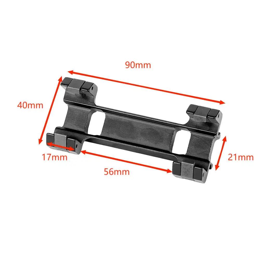 Soporte de riel MP5, adaptador de Base de aluminio para mira telescópica