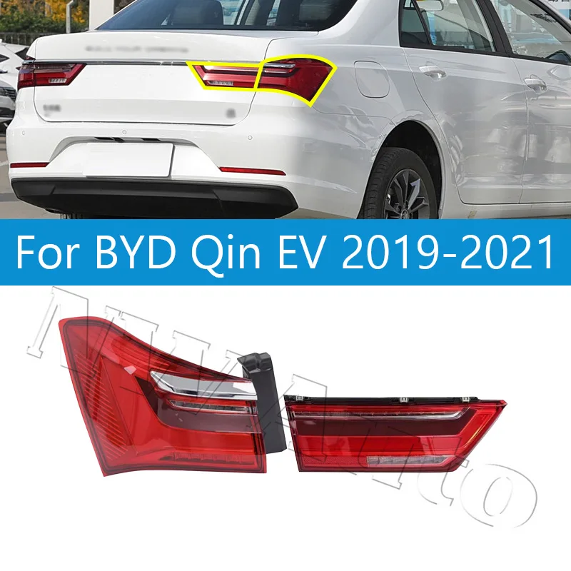 Taillight Rear Bumper Taillight For BYD Qin EV 2019-2021 Brake Light Rear Bumper Taillights