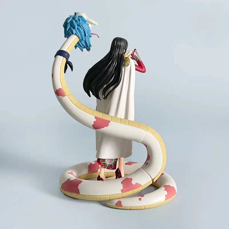 20cm One Piece Snake Princess Hand-figure Boyahan Cook Standing Posture Empress Anime Model Desktop Ornament view 3