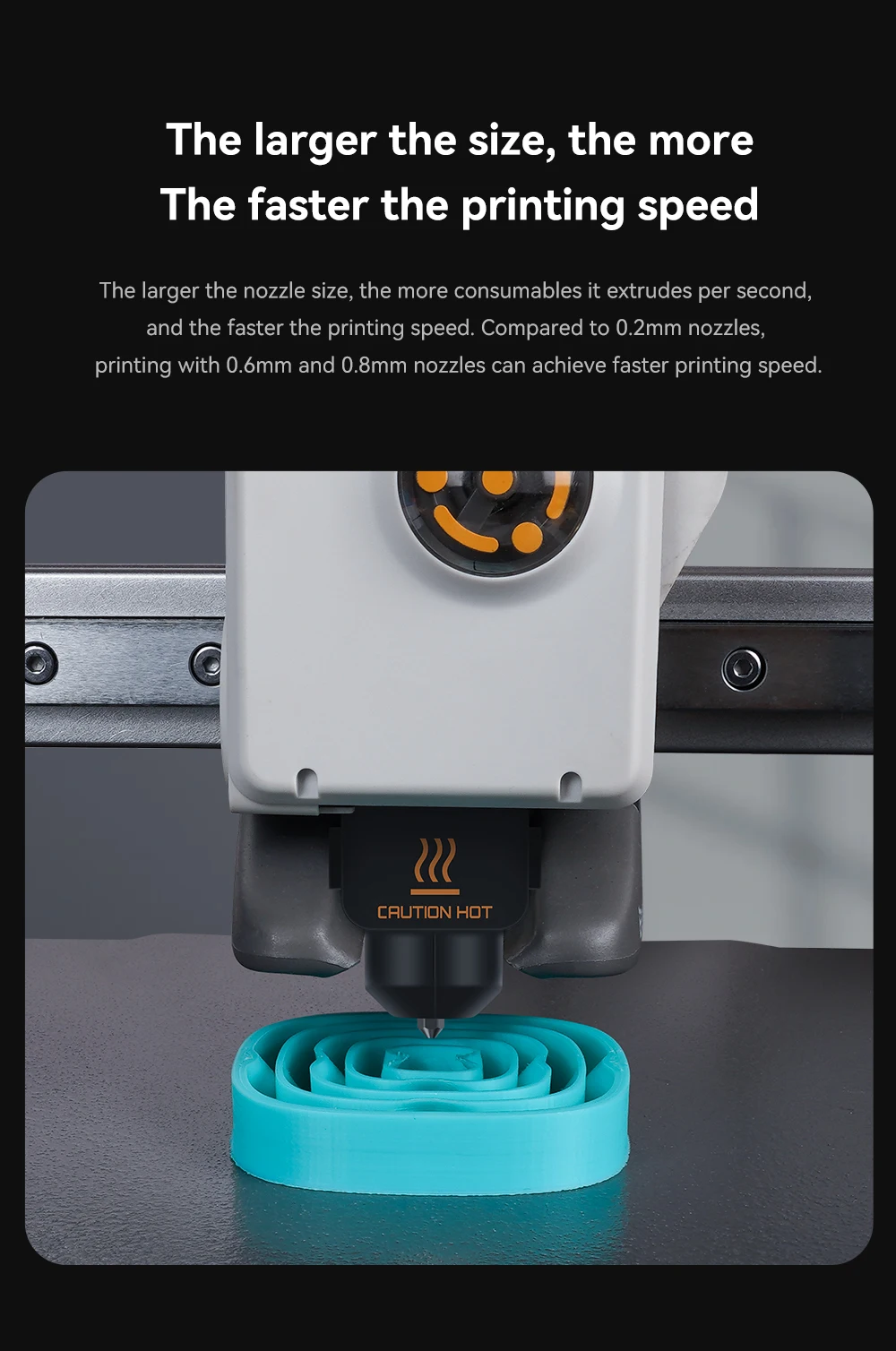 Hotend untuk Bambu Lab A1 Kit Hotend Perakitan Mini 0.2 0.4 0.6 0.8MM Nosel Dapat Diganti untuk Printer 3D Bamboo Lab A1/A1 Mini