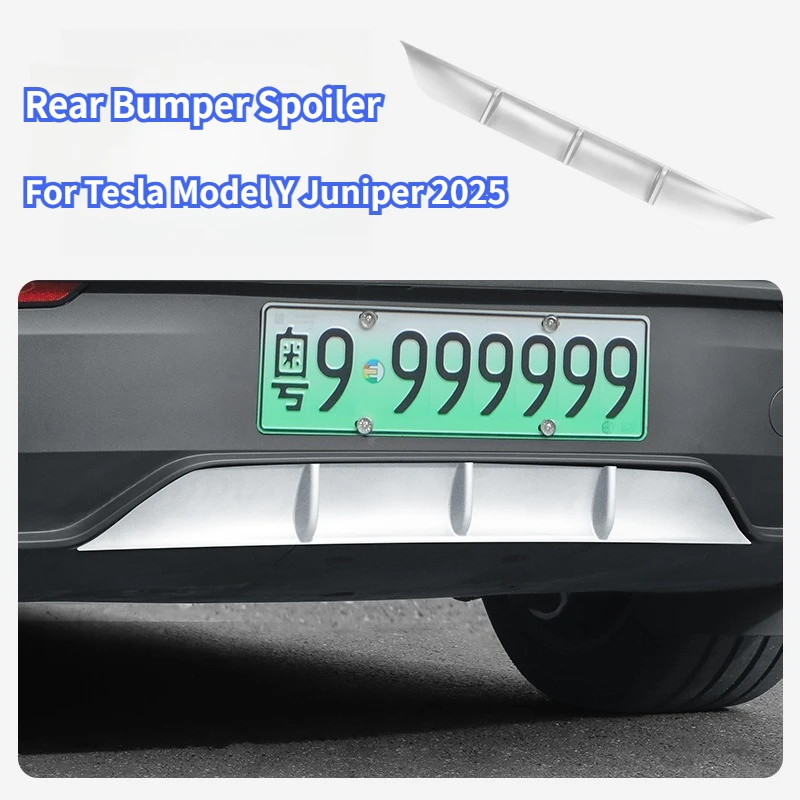 

Для Tesla Model Y Juniper 2025, диффузор заднего бампера, сплиттер, спойлер, выхлопная труба, Bodykit, аксессуары для тюнинга автомобиля, новая модель Y
