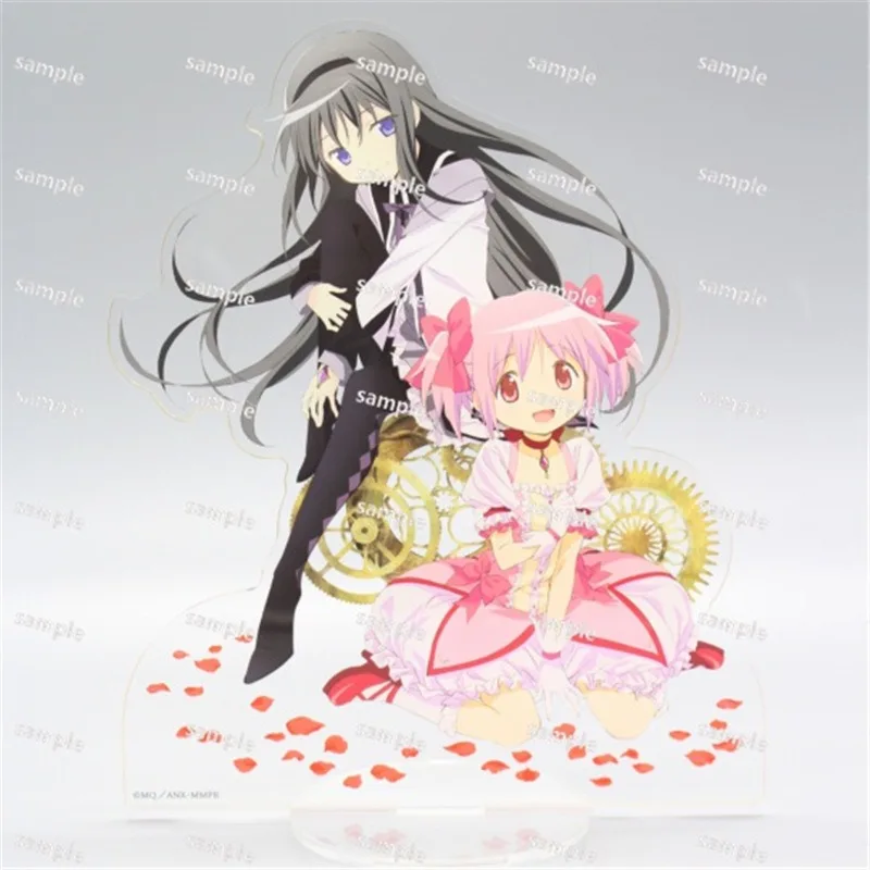 일본 만화 마법 소녀 마도카 Magica 애니메이션 피규어 Kaname Madoka Akemi Homura 아크릴 스탠드 컬렉션 데스크 장식