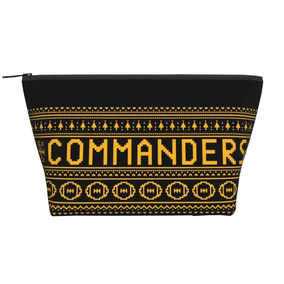Commanders Xmas Edition Makeup Bag for Women Cosmetic Bags Travel Toiletry Storage Pouch Organizer Dopp Kit Box