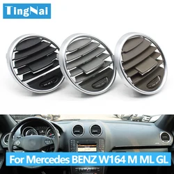 Car Front Left Right Central Dashboard AC Vent Grille Panel Cover For Mercedes Benz W164 M ML GL Class ML300 ML450 2005-2012