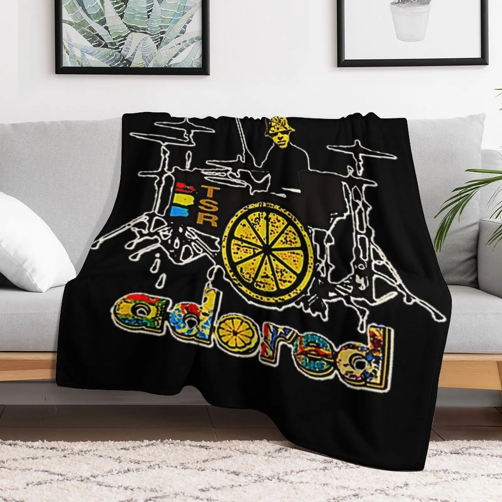 The Stone Roses Adored Reni He Bangs The Drums Throw Blanket Thermal Camping Luxury Throw Blankets