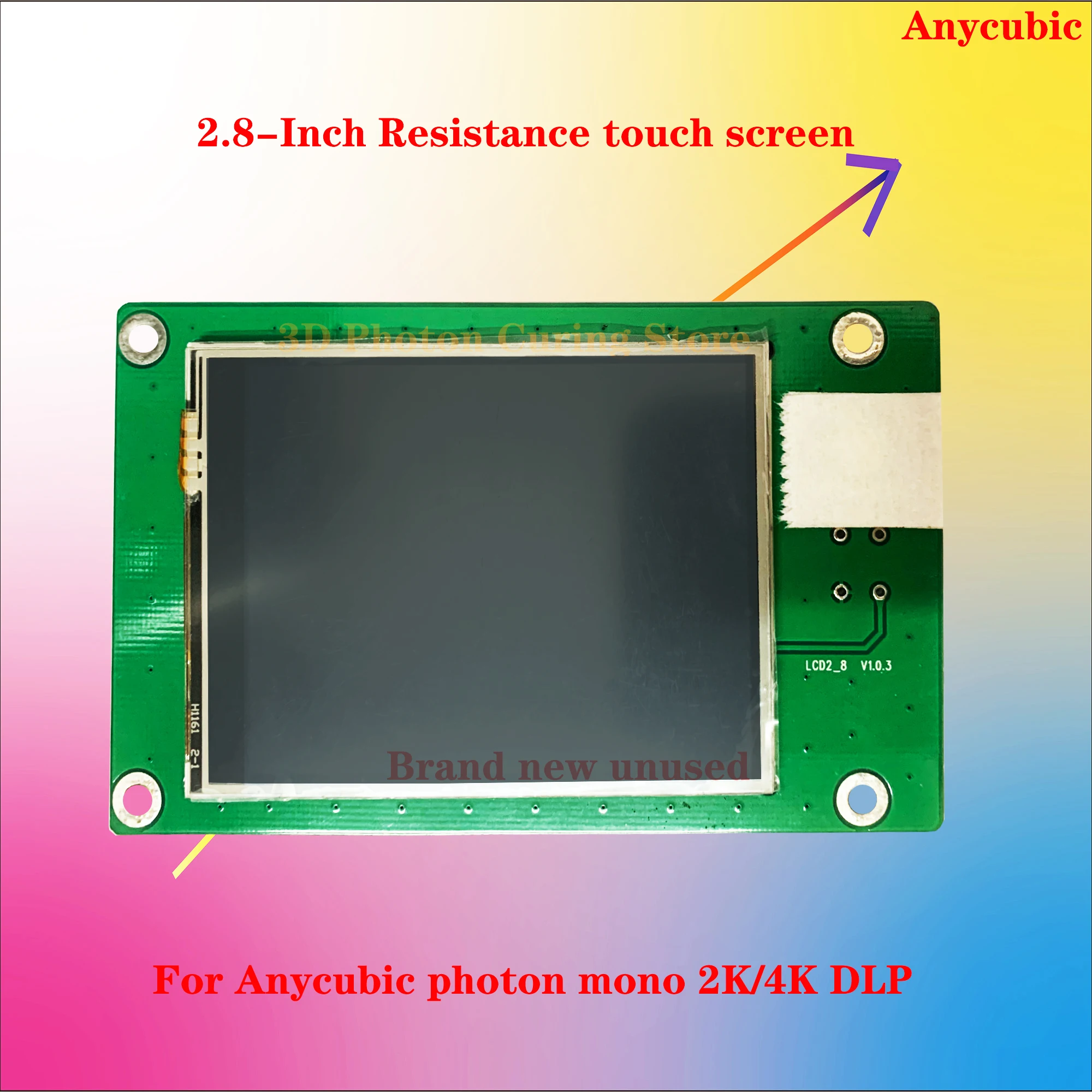 2.8-Inch 3d printer touch screen for Anycubic photon mono 2K/4K SE control UI icon interface operation display  Interactive lcd