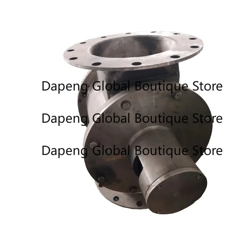 Stainless Steel High Throughput Rotary Airlock Discharge Valve Customizable Dust Conveying Sealing Feeding Equipment
