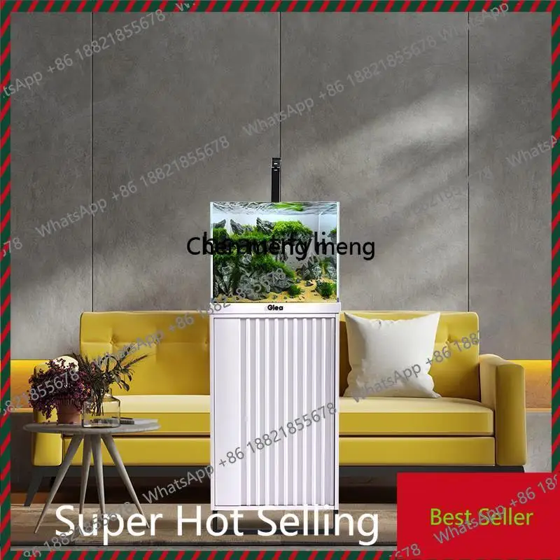 Fish Tank C3 Super White Glass Ecological Aquarium Living Room Floor Small Change Water Home Lazy Aquarium
