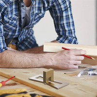 2X Dovetail Marker, Wood Joints Gauge Dovetail Guide Tool With Scale, Dovetail Template Size 1: 5-1: 6 And 1: 7-1: 8-B51B