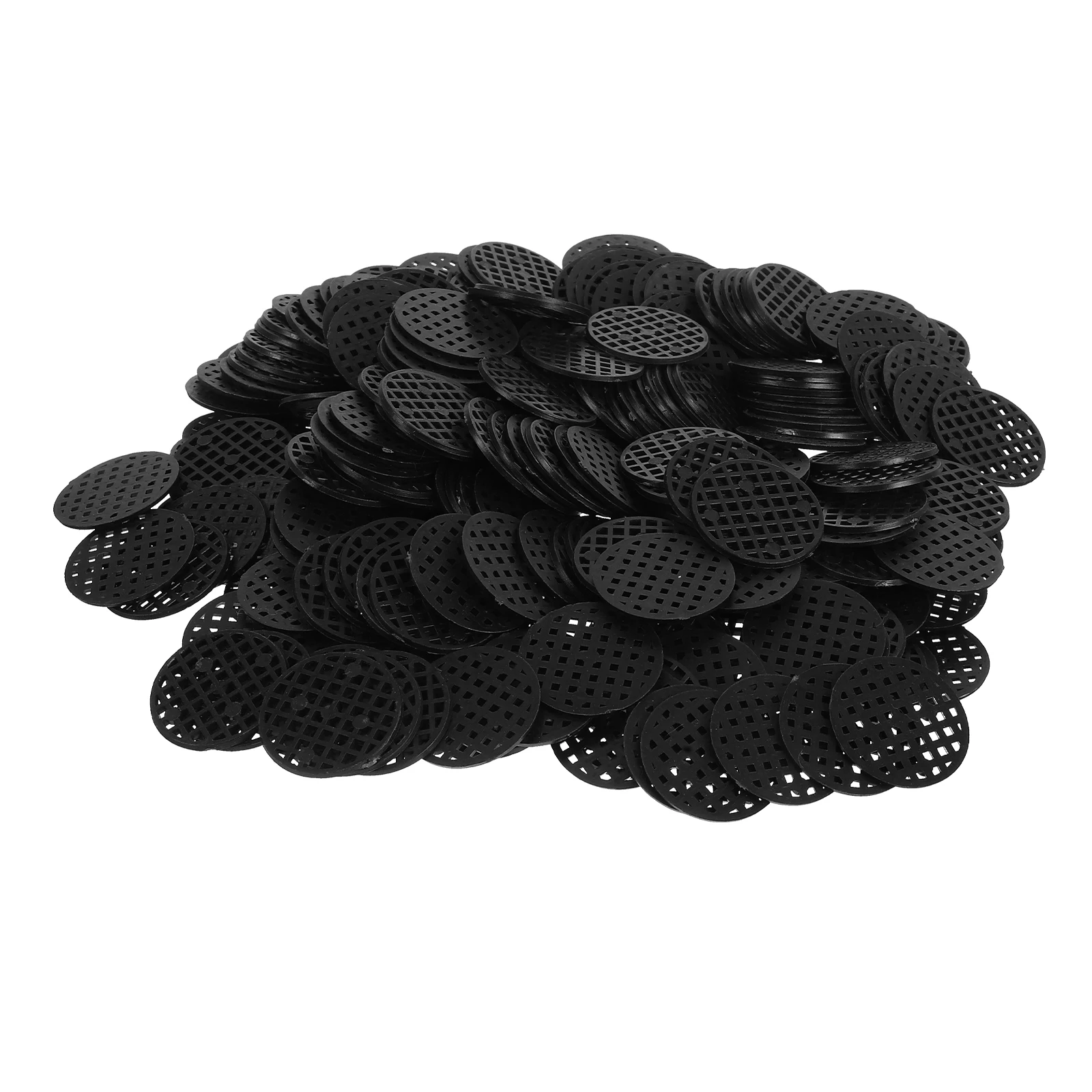 

300pcs Flower Pot Mesh Pads 2.5Cm Plastic Drainage Grids For Succulents Bonsai Universal Pot Hole Covers Reusable Soil Filter
