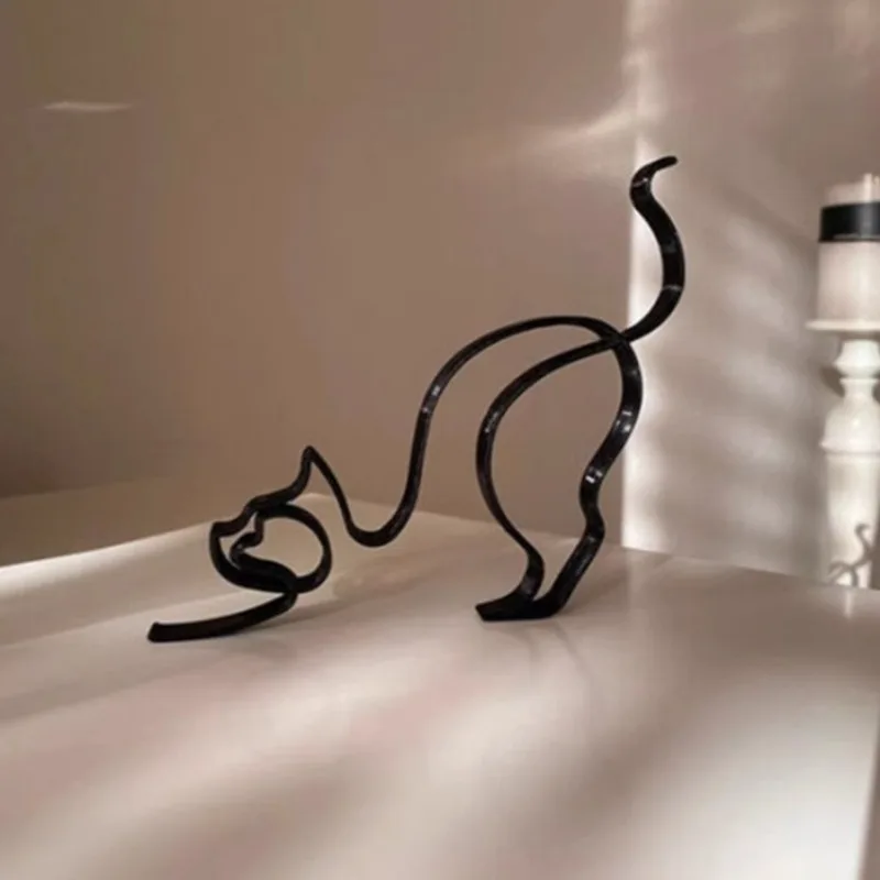 

Фигурки животных, металлические настольные скульптуры, дизайн журнального столика, миниатюрные украшения, забавные портативные принадлежности для декора