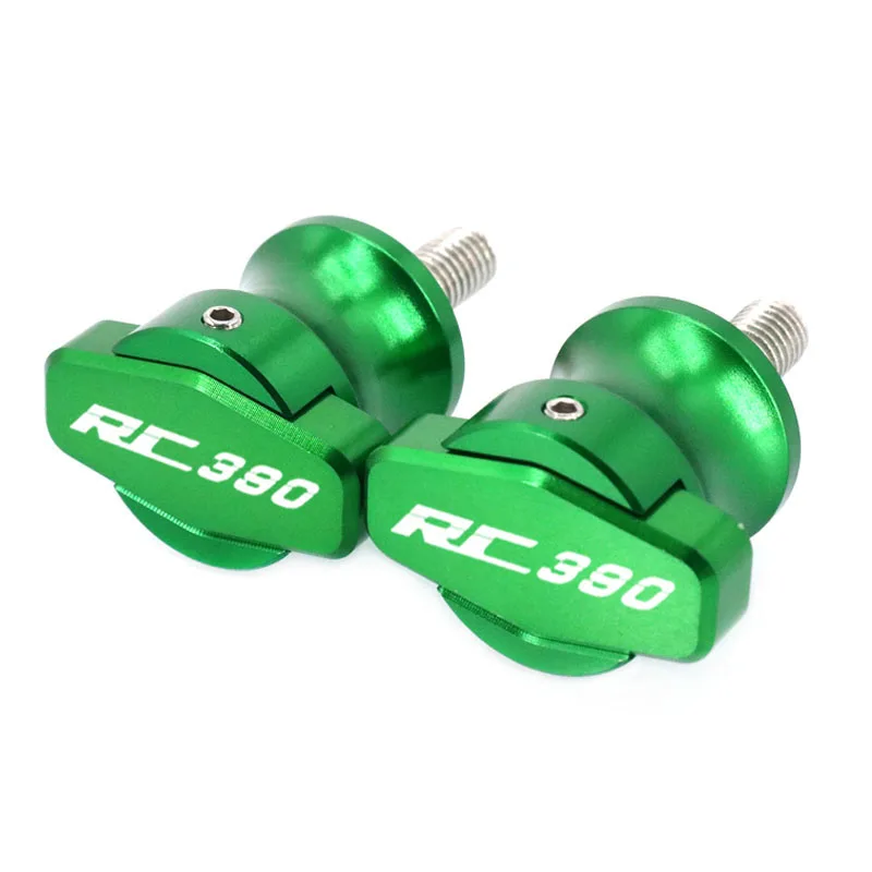 For RC390 RC 390 For DUKE 390 125 690 Motorcycle CNC M10 Swingarm Sliders Spools Paddock Stand Bobbins