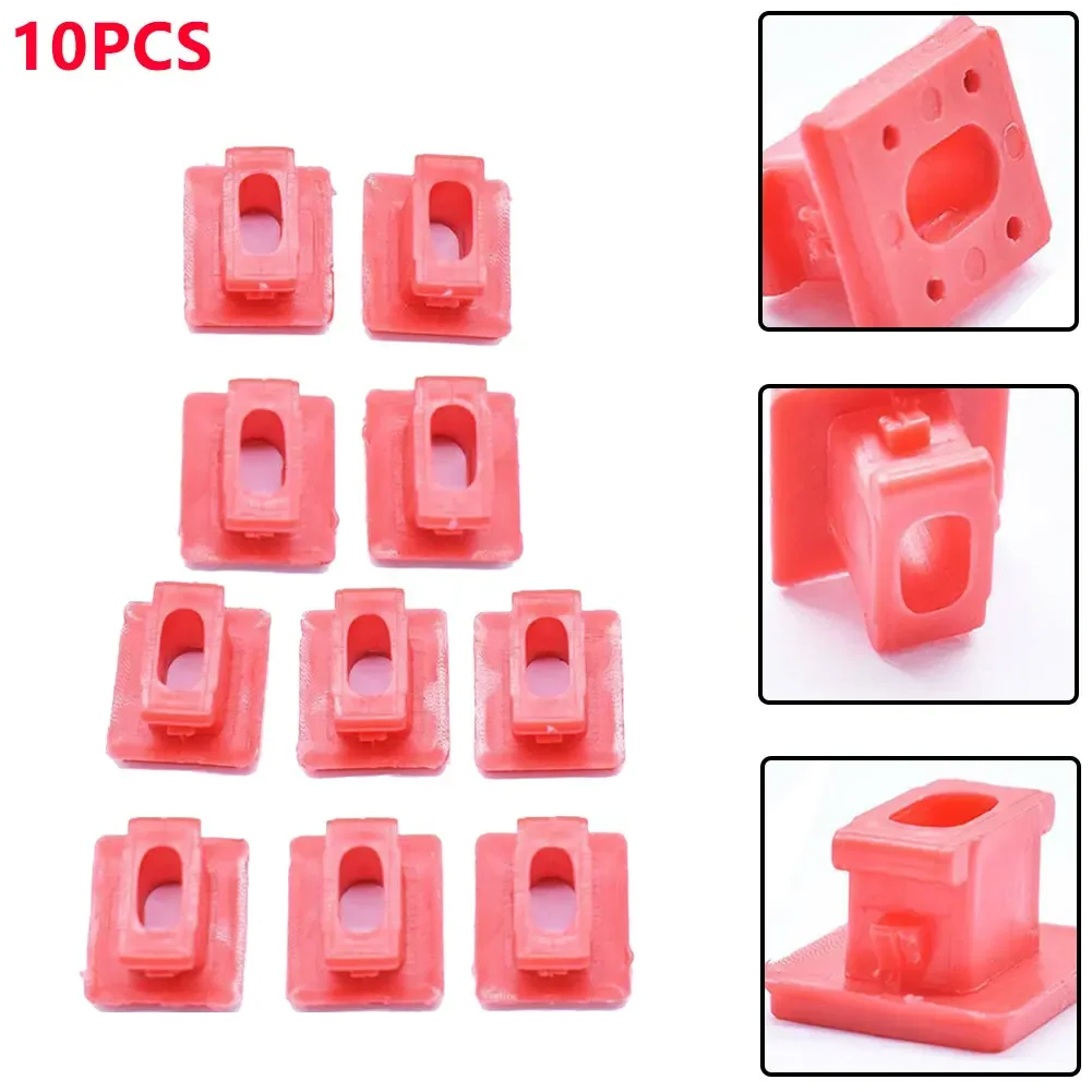 10Pcs Car Interior Panel Fixing Clip108F216-RD For BMW E46 E65 E66 E83 323i 328i 323Ci Dash Trims-Clips Retainer Fitting NEW