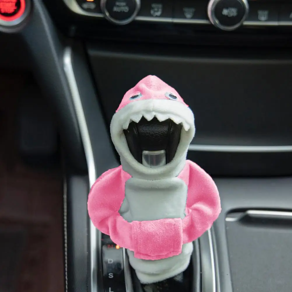 Mini Shark Hat Shape Gear Stick Sleeve Car Shifter Cover Automotive Gear Shift Hoodie Cover Auto Gear car Shift Knob Cover