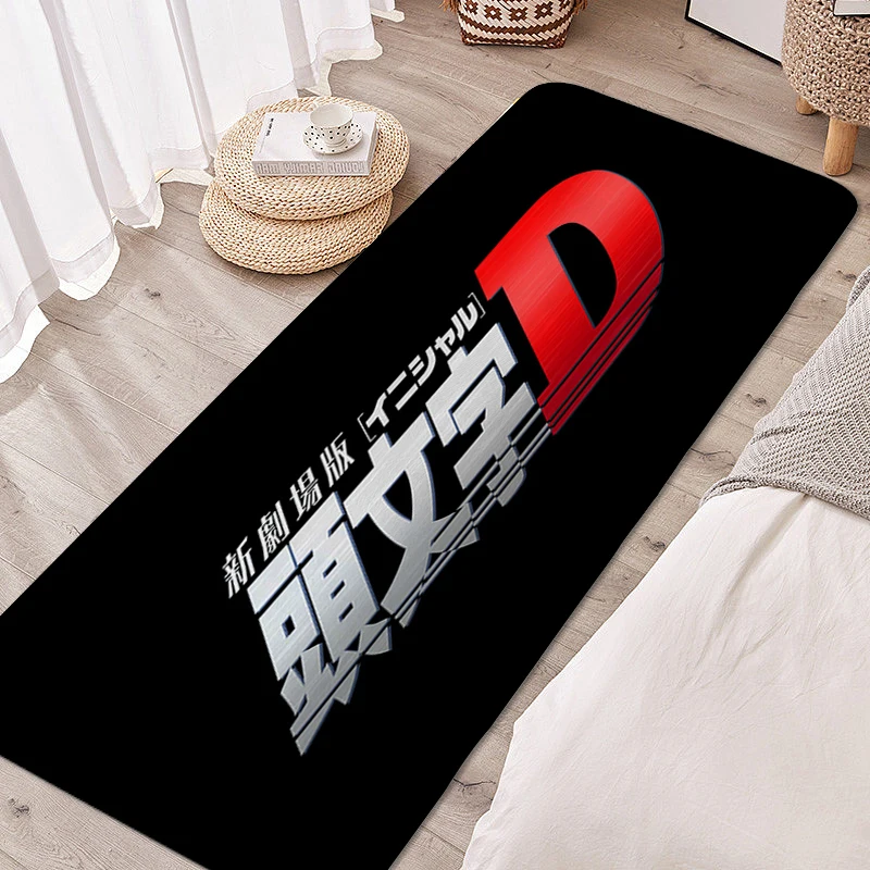 Bathroom Rug I-Initial D Aesthetic Carpet for Bedroom Living Room Washable Non-slip Kitchen Veranda Floor Mat Home Decorations